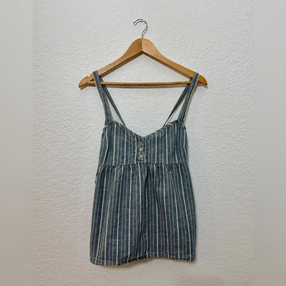 Gap Vintage Y2K Limited Edition Railroad Stripe Women’s Babydoll Top/Tank Top  M - Picture 4 of 8